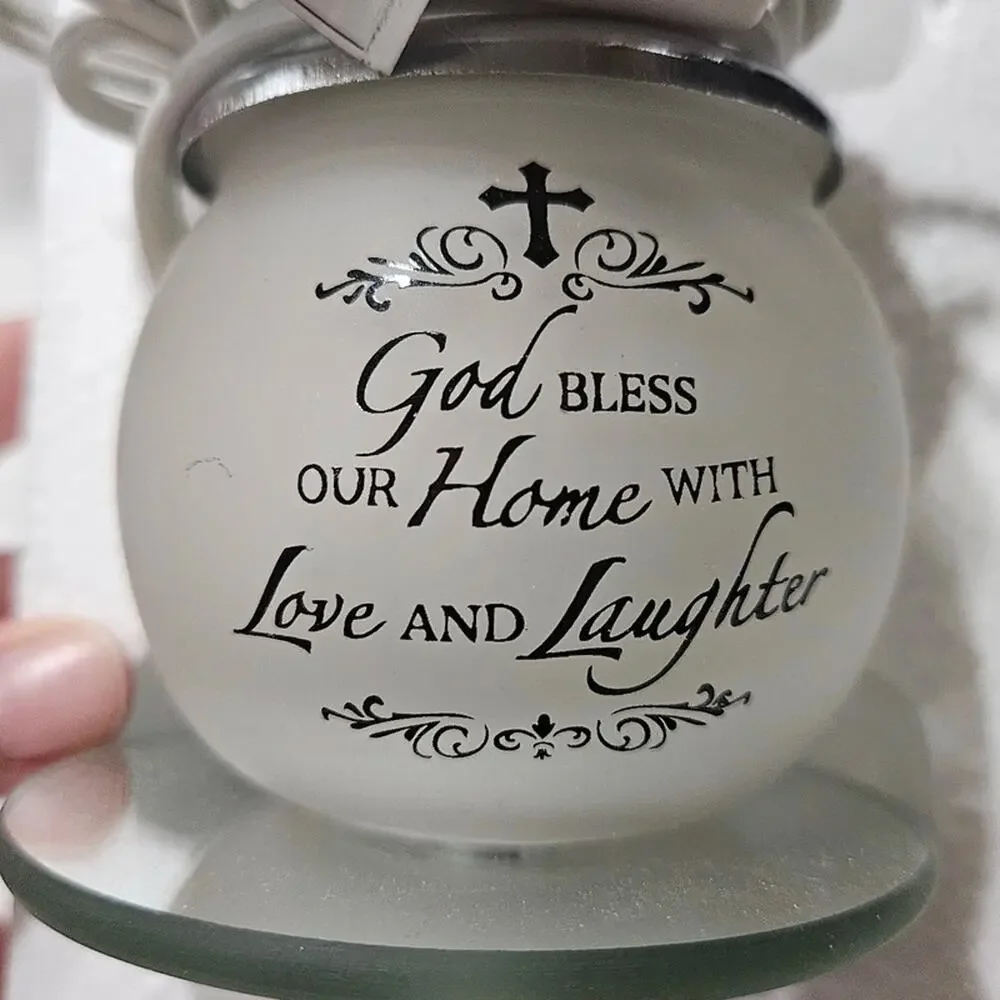 God Bless Our Home Love & Laughter Electric Wax Warmer